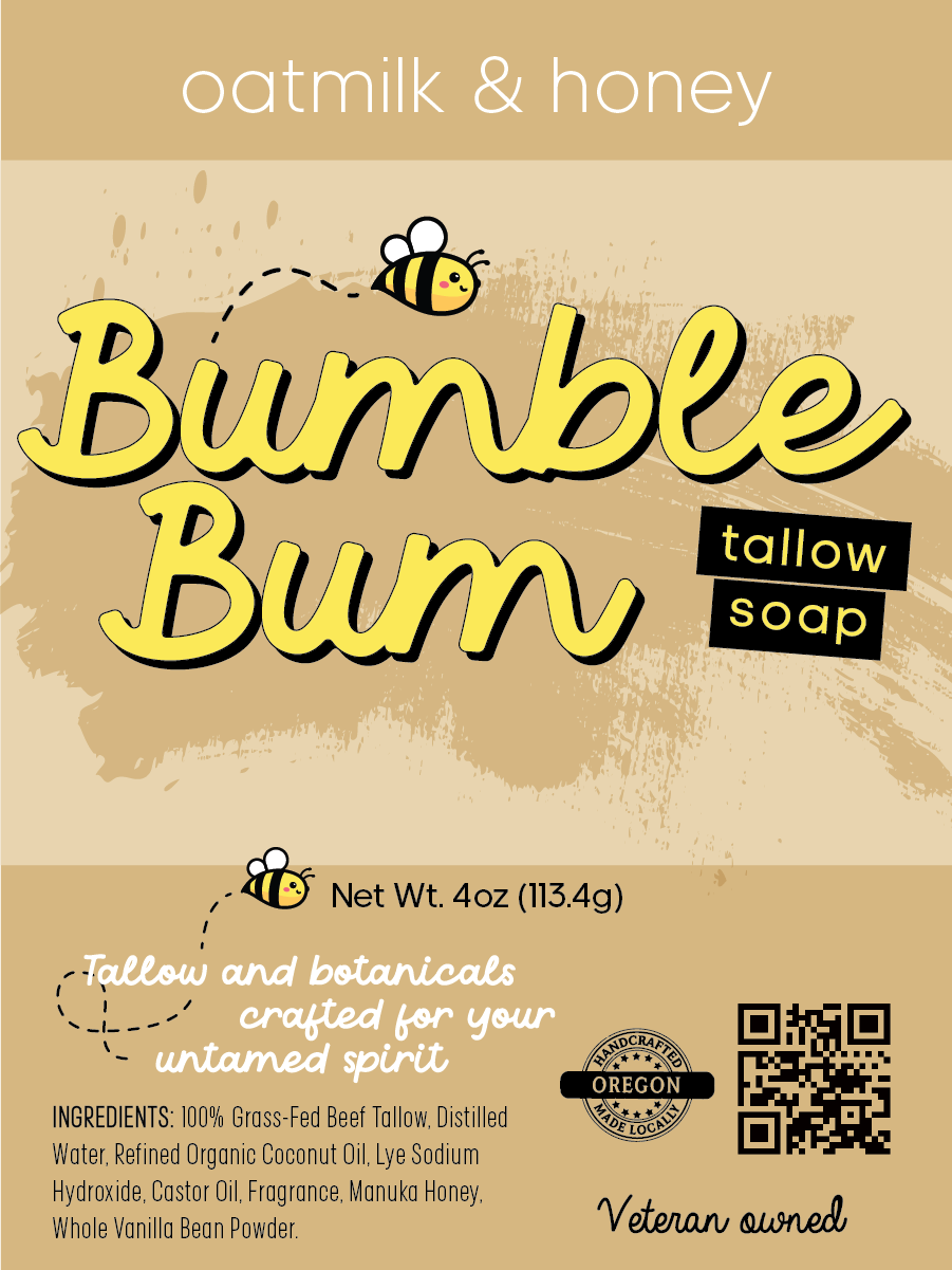 Bumble Bum Tallow Soap Bar