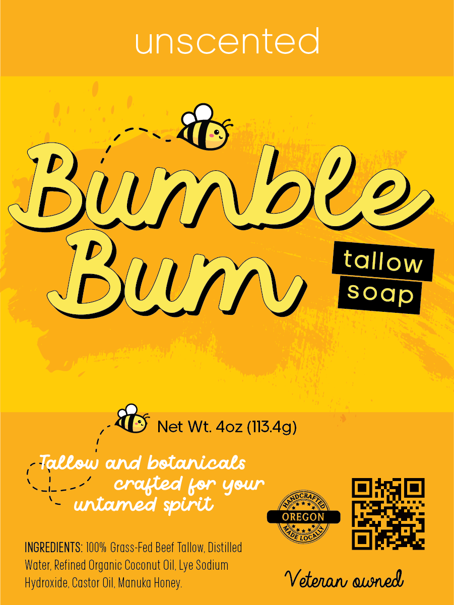 Bumble Bum Tallow Soap Bar
